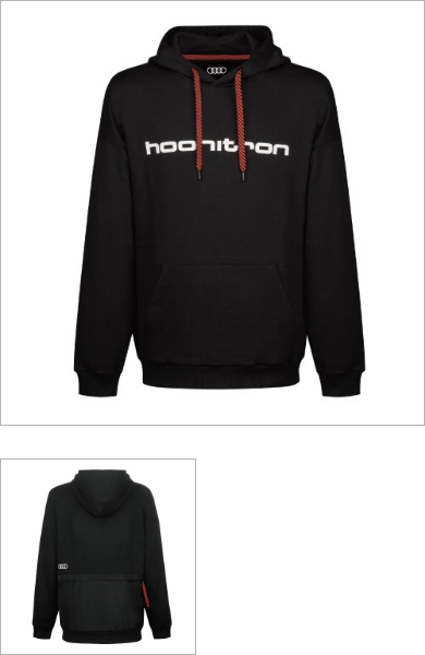 Audi Sport hoonitron フーディー（ブラック）