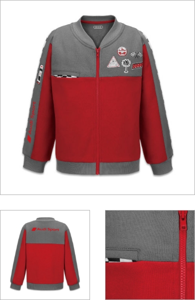 Audi Sport Racing キッズスウェットジャケット