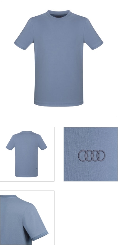 Audi TecTシャツ（スチールグレー）