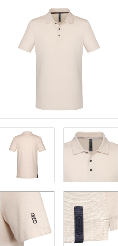 Audi Poloshirt, Mens, nature