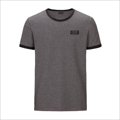 Audi 4rings メンズＴシャツ（グレー）