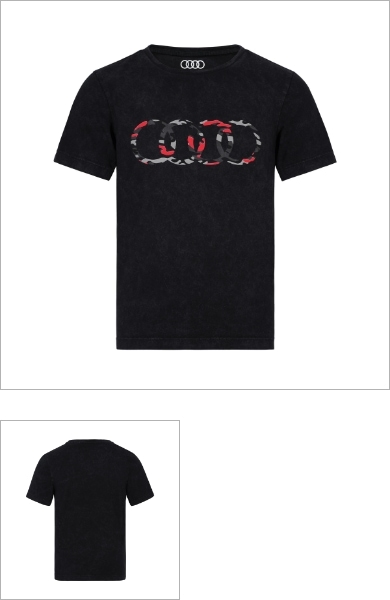 Audi キッズTシャツ（ダークグレイ）