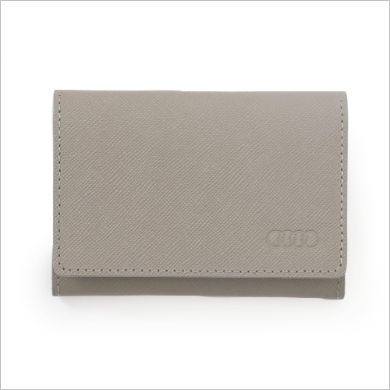 Audi レザーカードケース （グレージュ）