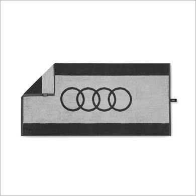 Audi タオル 80x150cm（ダークグレー）