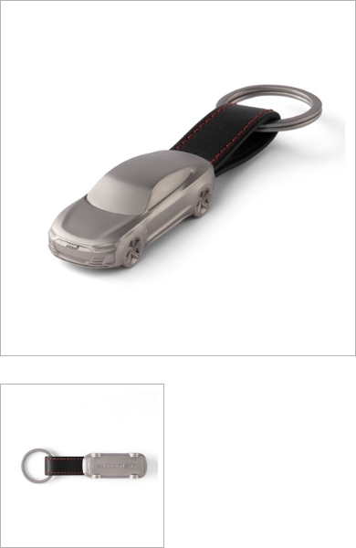Audi key ring e-tron GT Sculptur, Edelstahl