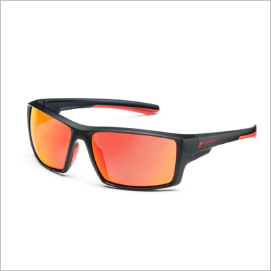 Audi Sport sunglasses mirror lens (black/red)